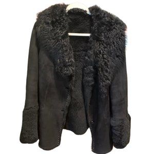 Shasa shearling jacket | Black | Size 12